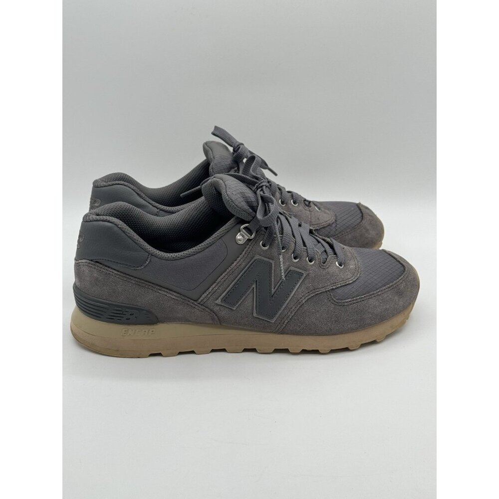 New Balance 574 ML574PKQ Men's Grey Beige Suede Size 9.5 - Picture 1 of 10